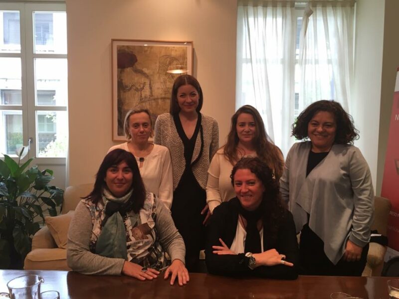 Reunión con la directora general de la Mujer de la Comunidad de Madrid
