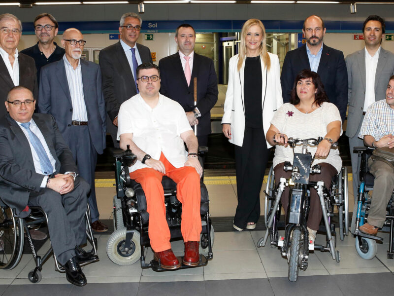 Presentación del nuevo Plan de accesibilidad universal de Metro de Madrid