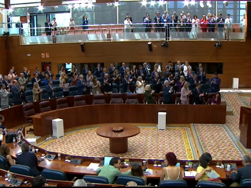 Segunda sesión de investidura de la candidata a la presidencia de la Comunidad de Madrid