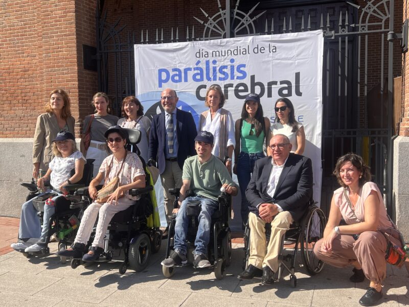 Acto y lectura de manifiesto reivindicativo con motivo del Día Mundial de la Parálisis Cerebral, organizado por ASPACE Madrid