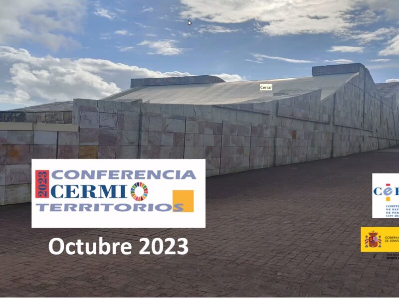 Conferencia telemática CERMIs Territorios octubre 2023