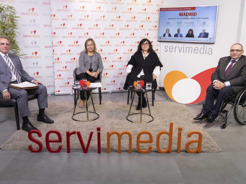 Tertulia en Servimedia organizada por la Dirección general de accesibilidad del Ayuntamiento de Madrid