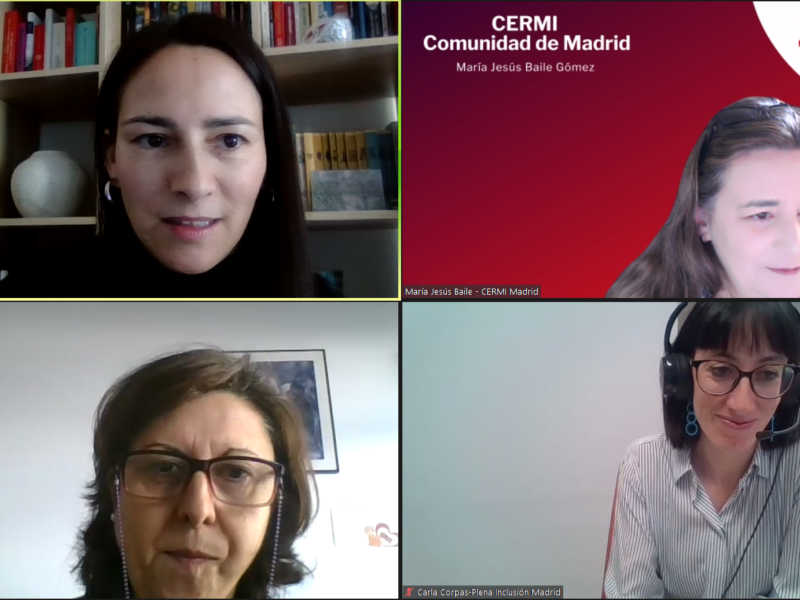 Comisión telemática de Educación de CERMI Comunidad de Madrid