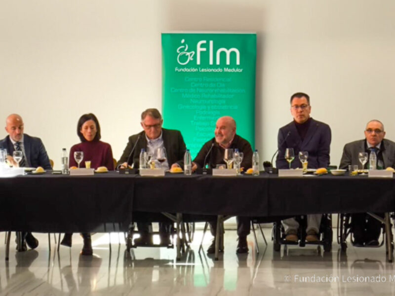 'Encuentros de la Discapacidad', organizado por la Fundación del Lesionado Medular, con el presidente de CERMI Estatal