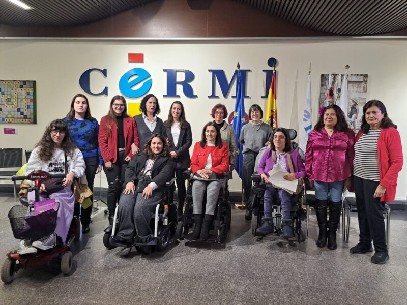 Acto de presentación de la obra “No Estás Sola: 25 Testimonios de Vida de Mujeres y Niñas con discapacidad” y lectura pública del manifiesto con motivo del Día Internacional de la Mujer, organizado por la Fundación CERMI Mujeres