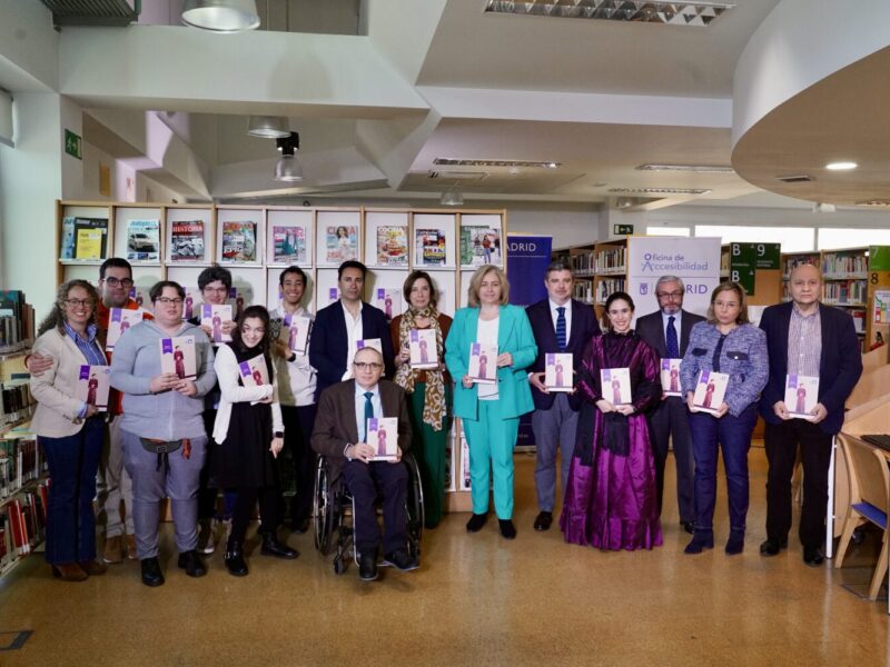 Presentación del libro en Lectura Fácil de "Tristana“ de Benito Pérez Galdós, por parte de la vicealcaldesa del Ayuntamiento de Madrid