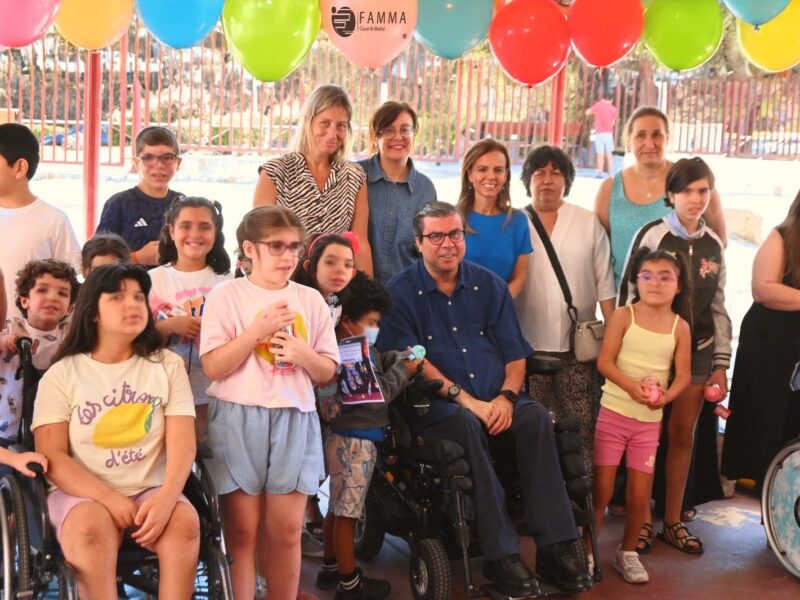 Acto de clausura de los campamentos inclusivos de verano, organizados por FAMMA Cocemfe Madrid
