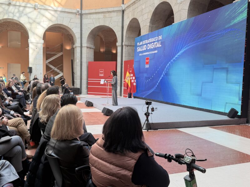 Acto de presentación del Plan Estratégico de Salud Digital de la Comunidad de Madrid 2026-2028