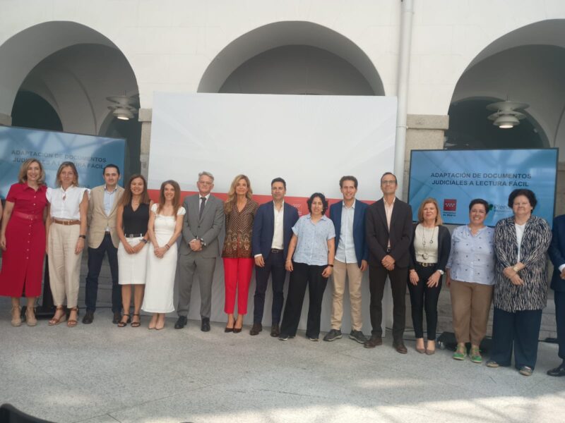 Acto de presentación del programa de adaptación de documentos judiciales a Lectura Fácil, de las secciones de Familia, Infancia y Capacidad