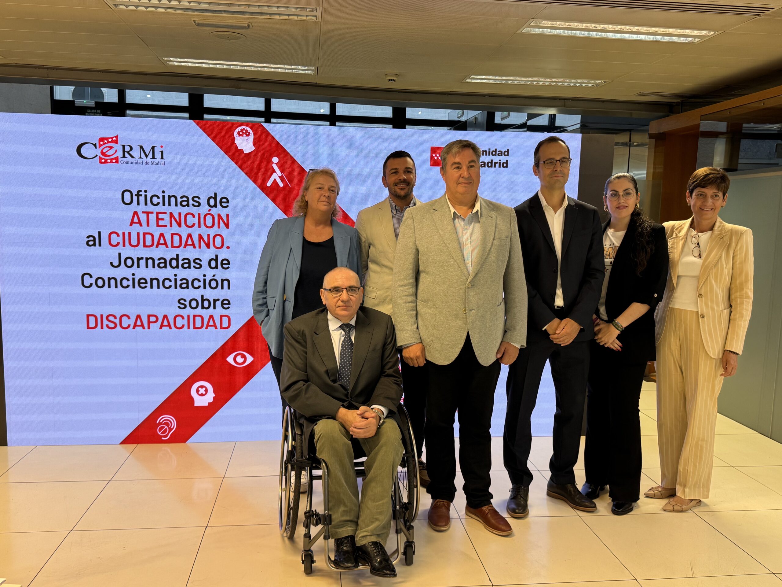 Acto de apertura de las sesiones formativas de concienciación sobre discapacidad en la Consejería de Presidencia, Justicia y Administración Local de la Comunidad de Madrid