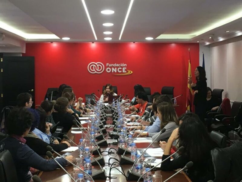 Sesión formativa de sensibilización sobre Mujer y Discapacidad, organizada por CERMI Madrid y el Ayuntamiento de Madrid, con la colaboración de la Fundación ONCE