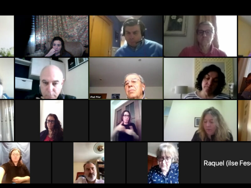 Reunión telemática con el consejero de Políticas Sociales, Familias, Infancia y Natalidad de la Comunidad de Madrid