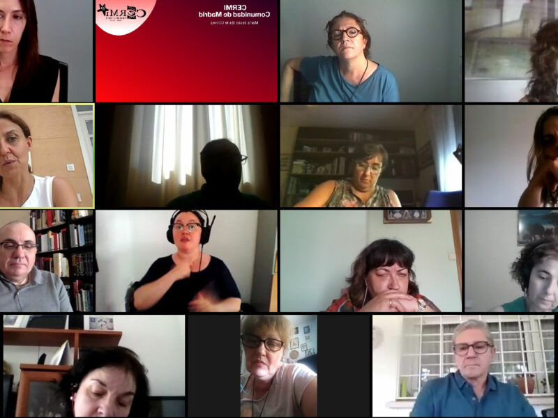 Encuentro telemático con la Dirección General de Servicios Sociales de la Comunidad de Madrid