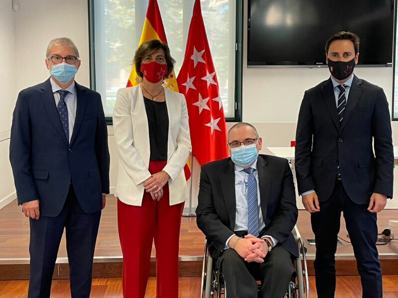 Acto de toma de posesión de la viceconsejera de Políticas Sociales, Familias, Igualdad y Natalidad de la Comunidad de Madrid