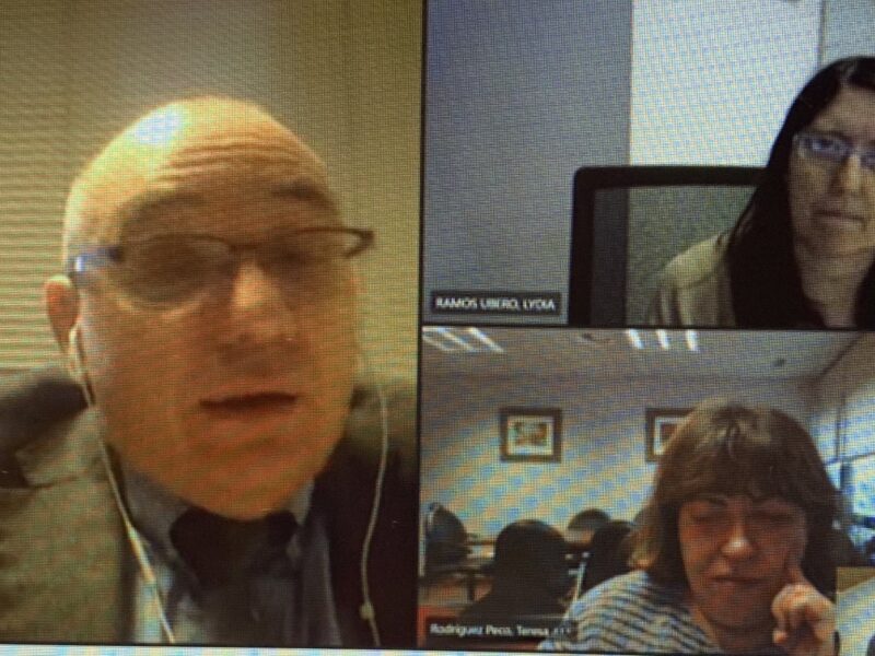Reunión telemática con el director de la Agencia Madrileña de Tutela de Adultos (AMTA) de la Comunidad de Madrid