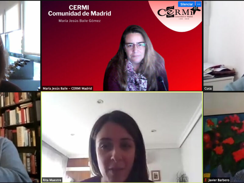 Reunión telemática con la portavoz del Grupo Municipal Mas Madrid del Ayuntamiento de Madrid y concejales del Grupo