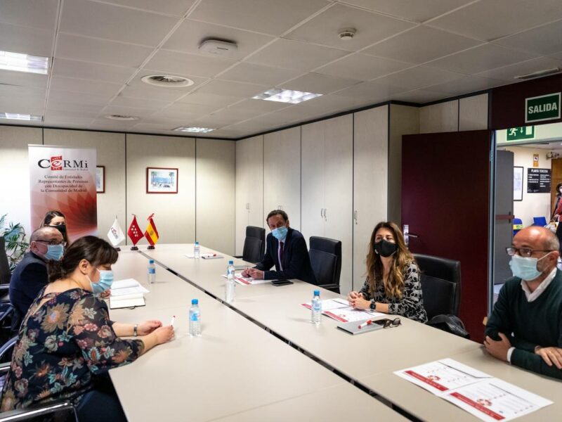 Encuentro de CERMI Comunidad de Madrid con el candidato de Ciudadanos Madrid a la presidencia de la Comunidad de Madrid #ElValordelCompromiso