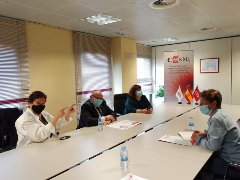Encuentro de CERMI Comunidad de Madrid con la candidatura de Unidas Podemos a la Presidencia de la Comunidad de Madrid #ElValordelCompromiso