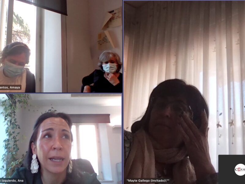 Reunión telemática con la Directora General de Políticas de Igualdad y contra la Violencia de Género del Ayuntamiento de Madrid