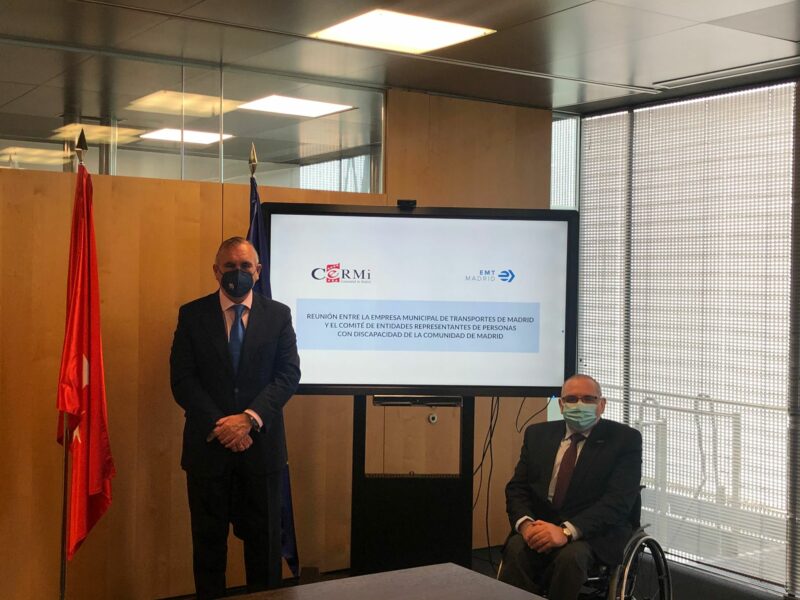 Encuentro de CERMI Comunidad de Madrid y EMT Madrid