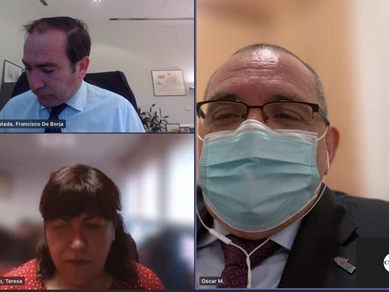 Reunión telemática con el delegado del Área de Medio Ambiente y Movilidad del Ayuntamiento de Madrid