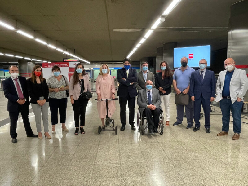 Acto de presentación del Plan de Accesibilidad e Inclusión de Metro de Madrid 2021-2028