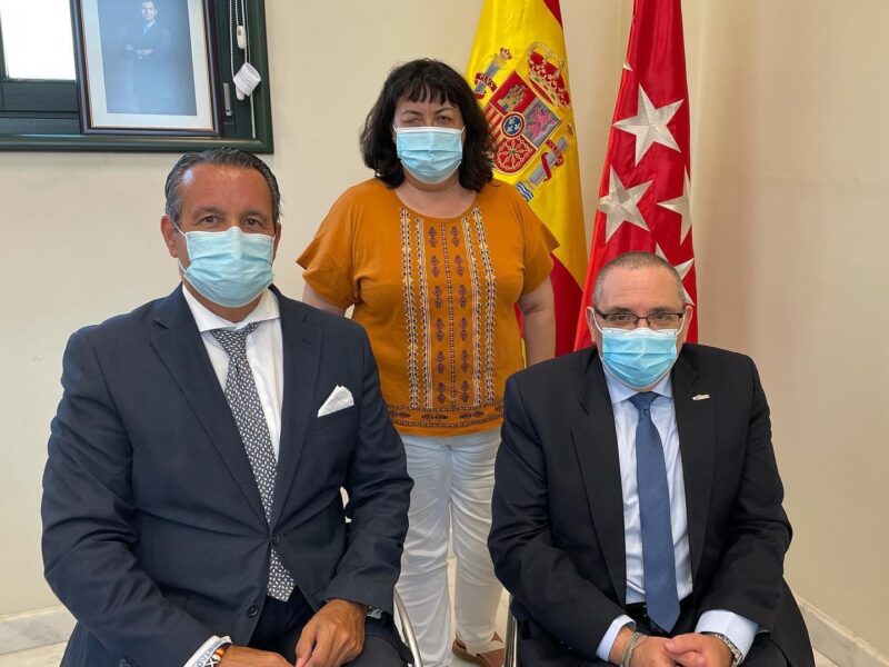 Reunión con el director general de Atención a Personas con Discapacidad de la Comunidad de Madrid