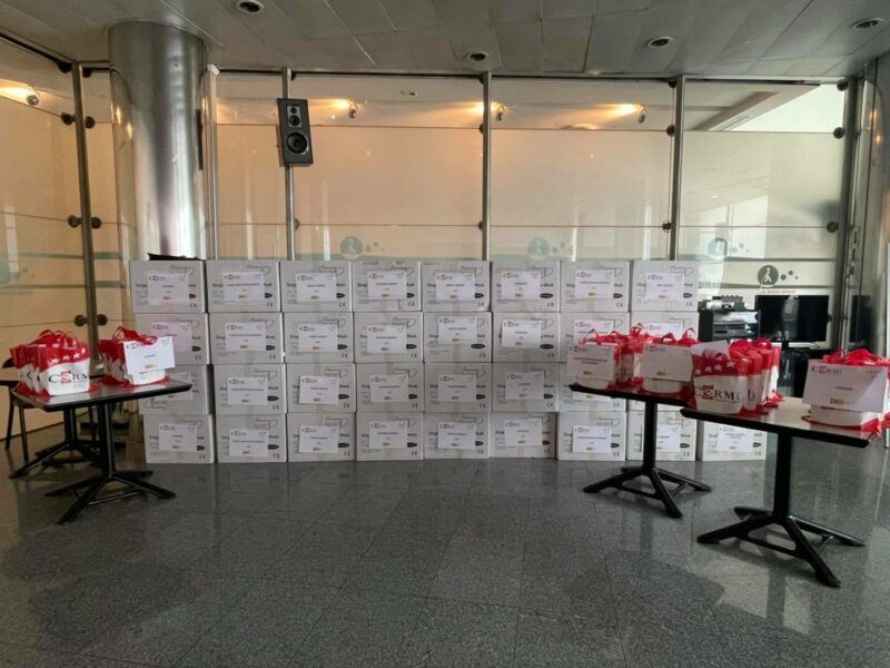 Reparto de mascarillas a Entidades de la discapacidad, entregadas por la Delegación del Gobierno en Madrid, y facilitadas por el Ministerio de Sanidad al movimiento CERMI