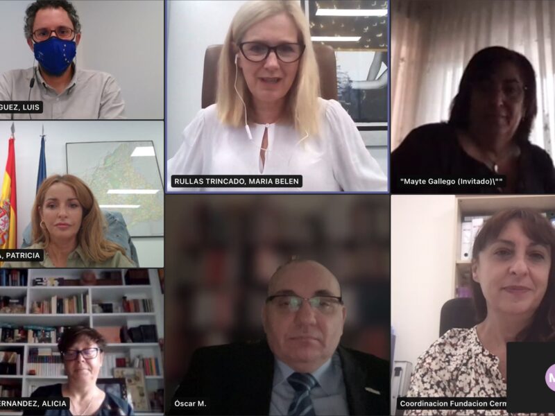 Reunión telemática con la Directora General de Igualdad de la Comunidad de Madrid