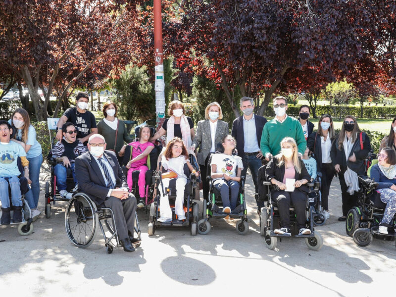 Acto y lectura de manifiesto reivindicativo con motivo del Día Mundial de la Parálisis Cerebral, organizado por ASPACE Madrid