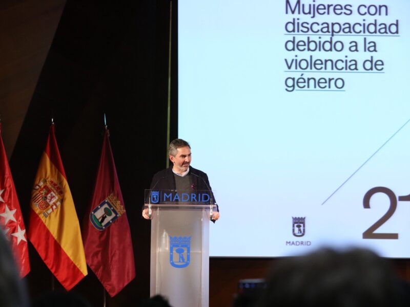 Acto institucional del Ayuntamiento de Madrid con motivo del Día Internacional de la Eliminación de la Violencia contra las Mujeres