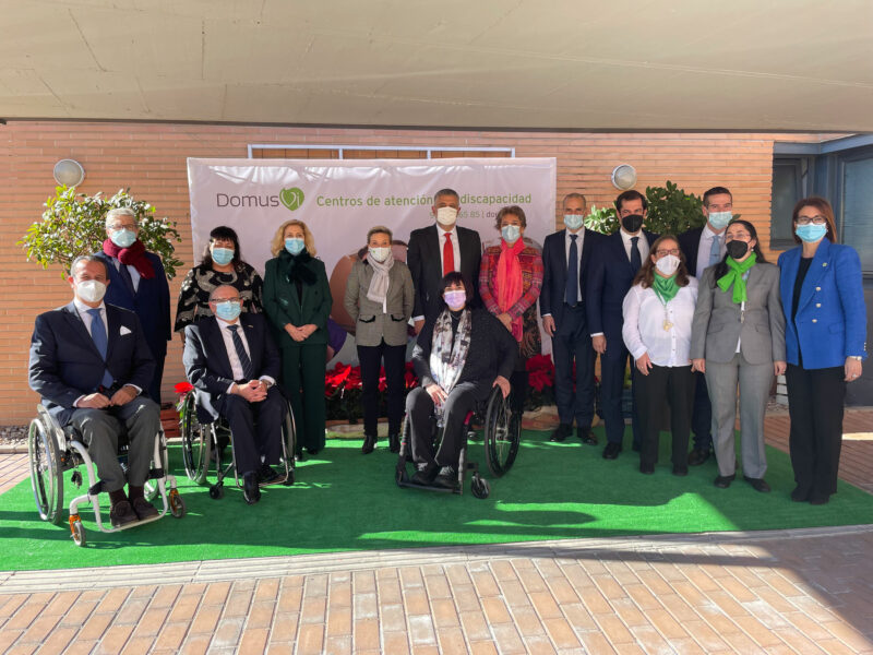 Visita al Centro de Atención a Personas con Discapacidad Complejo Majadahonda con la C. de Familia, Juventud y Política Social de la Comunidad de Madrid y el alcalde de Majadahonda