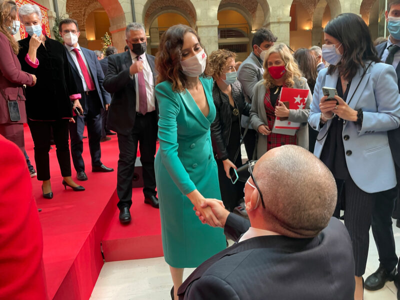 Recepción con motivo del Día de la Constitución Española por parte de la Comunidad de Madrid