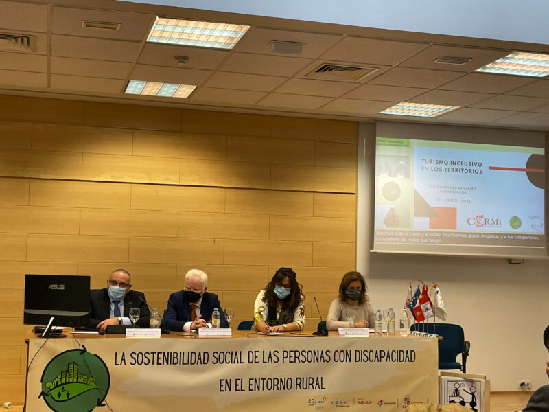 Intervención en el Congreso de CERMIs Autonómicos 2022 en Valladolid "La sostenibilidad social en el entorno rural"