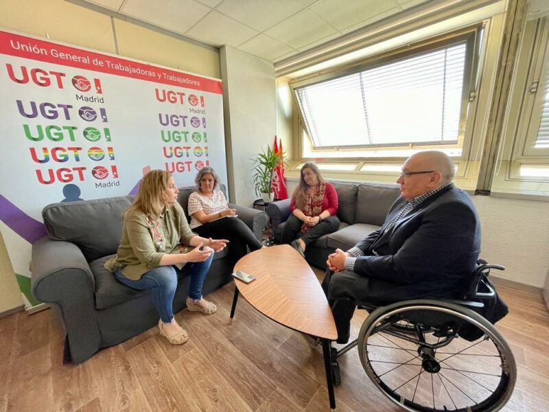 Reunión con la secretaria general de UGT Madrid