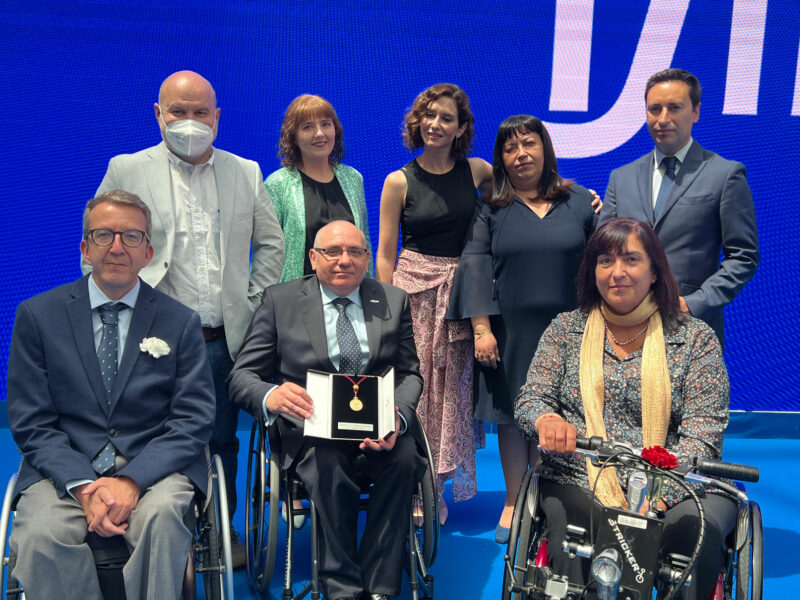 Acto de entrega de la Medalla de Madrid a CERMI Comunidad de Madrid
