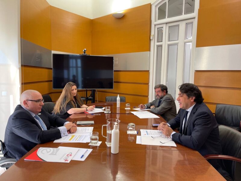 Reunión con el Consejero de Transportes e Infraestructuras de la Comunidad de Madrid