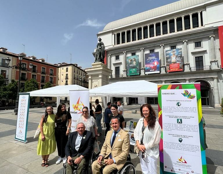 Acto en conmemoración del Día Nacional de Lenguas de Signos 2022, organizado por FeSorCam