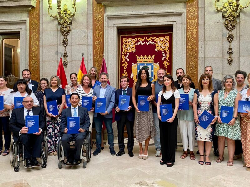 Acto de presentación nuevo Sistema Público de Servicios Sociales de la ciudad de Madrid, por parte del alcalde de Madrid