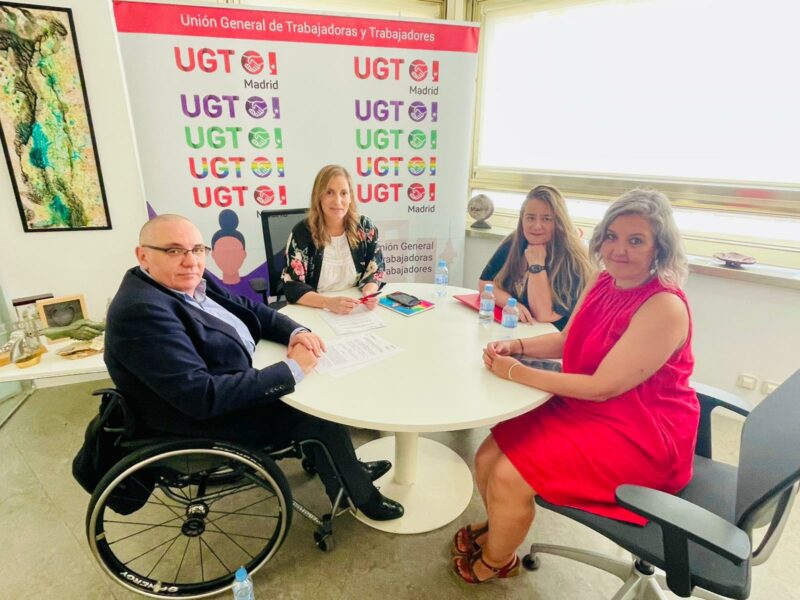 Reunión con la secretaria general de UGT Madrid
