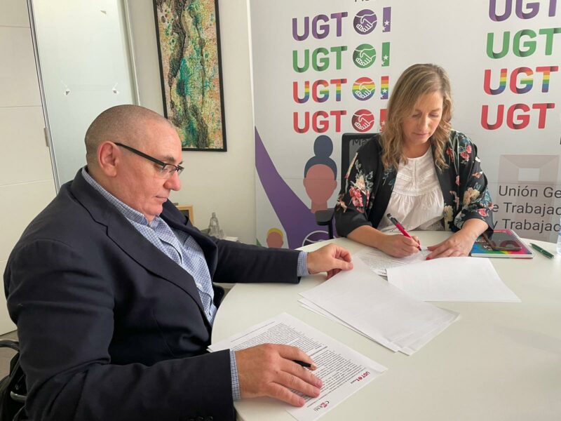 Firma de Convenio entre UGT Madrid y CERMI Comunidad de Madrid