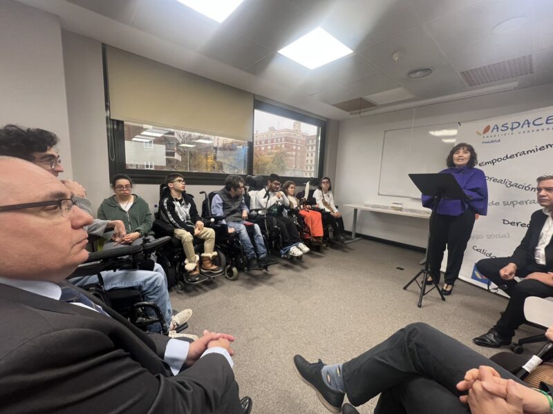Acto de entrega del galardón "Kilómetros de Vida, edición 2022" de ASPACE Madrid