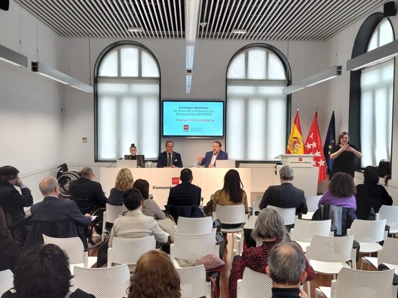 Reunión del Pleno del Consejo Asesor de Personas con Discapacidad de la Comunidad de Madrid