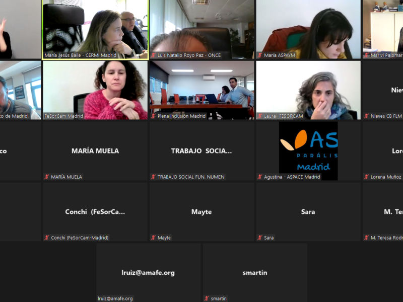 Encuentro informativo 'Nuevo Sistema Público de Servicios Sociales de la ciudad de Madrid', con el coordinador del Área de Gobierno de Familias, Igualdad y Bienestar Social del Ayuntamiento de Madrid