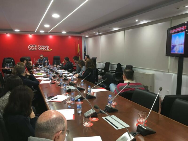 Sesión formativa de sensibilización sobre Accesibilidad, organizada por CERMI Madrid y el Ayuntamiento de Madrid, con la colaboración de la Fundación ONCE