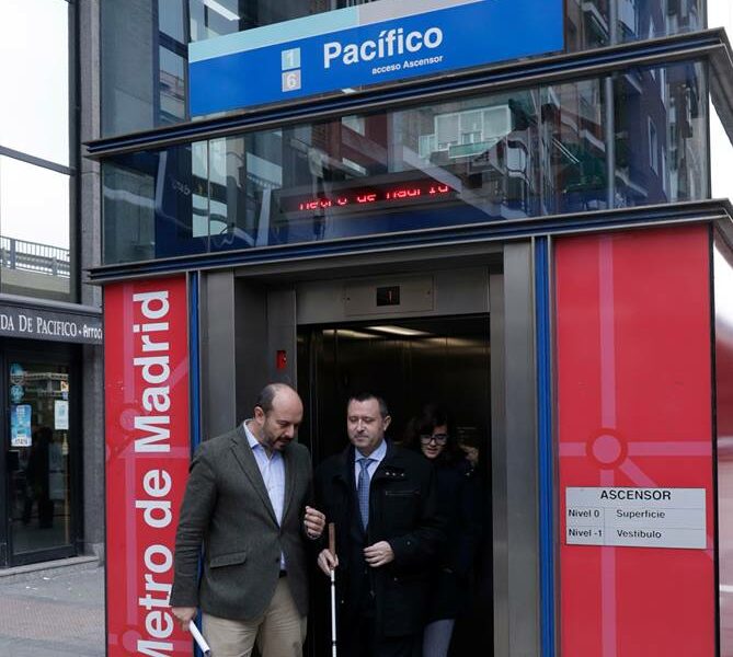 Presentación de la inversión que se llevará a cabo para poner en marcha las acciones del Plan de Accesibilidad de la Comunidad de Madrid en Metro de Madrid