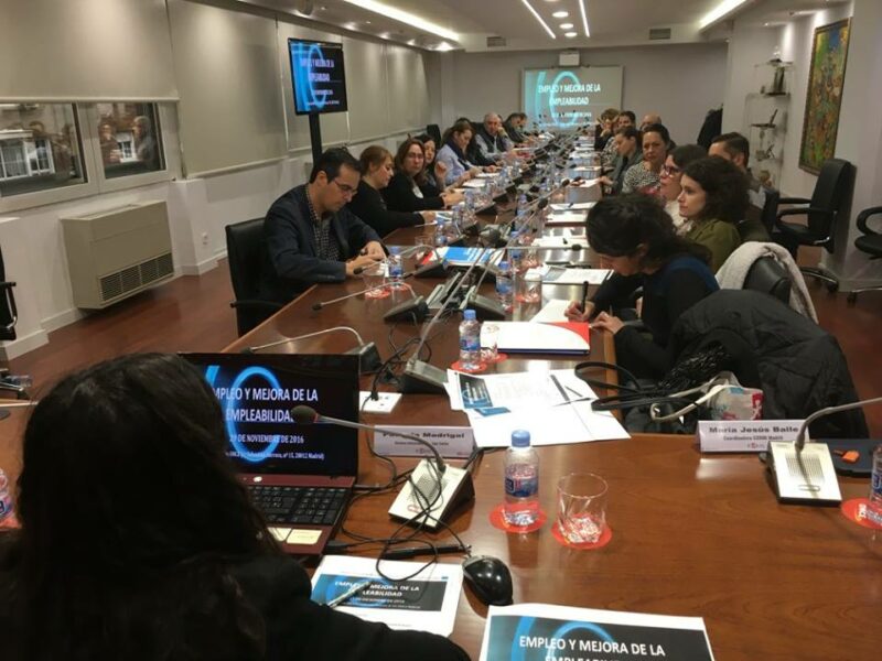Sesión formativa de sensibilización sobre Empleo y Mejora de la Empleabilidad, organizada por CERMI Madrid y el Ayuntamiento de Madrid, con la colaboración de la Fundación ONCE