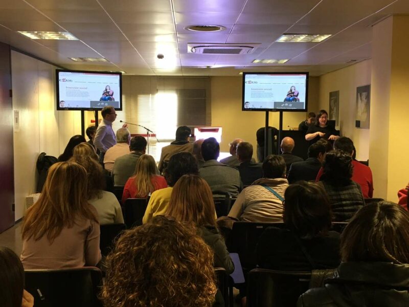 Acto de presentación de la campaña de sensibilización y de la web de CERMI Madrid