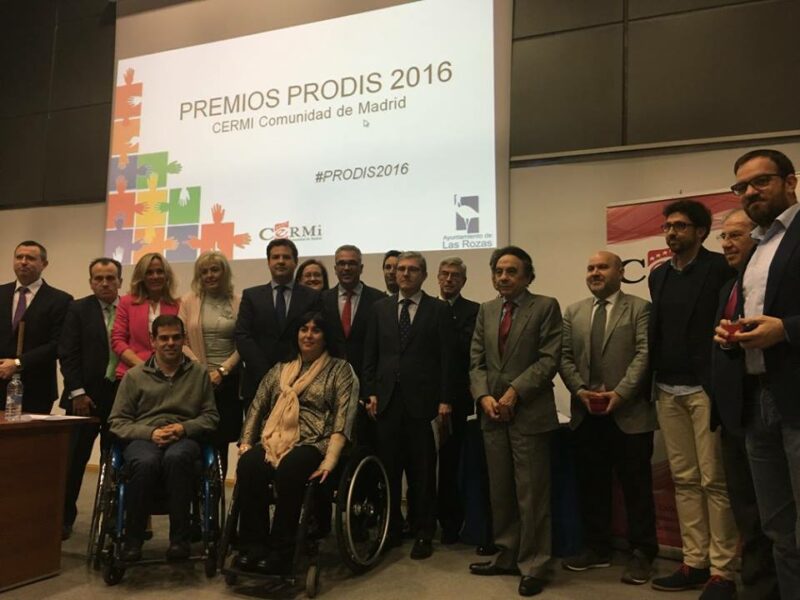 Acto de entrega de los premios PRODÍS 2016 del CERMI Madrid