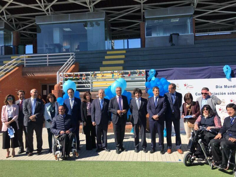 Acto de celebración del Día Mundial de Concienciación sobre el Autismo organizado por Autismo Madrid